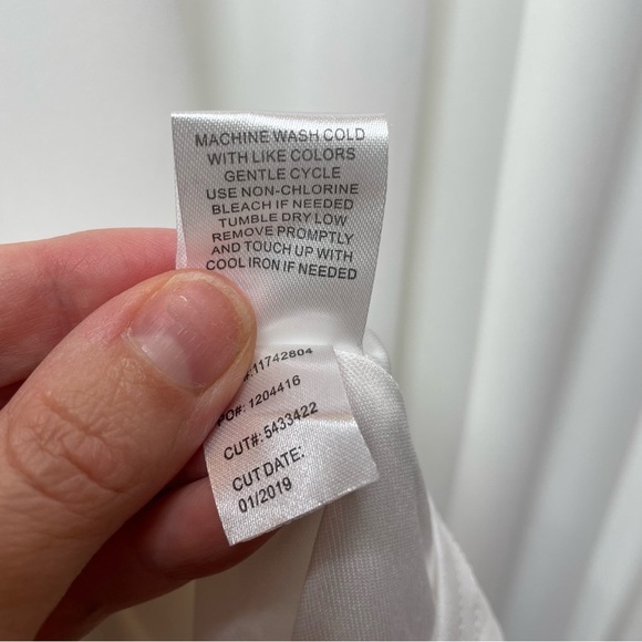 🏷️ NWT Torrid Size 12 Special Occasion Ivory Chiffon Sleeveless Hi Lo Dress NEW - Picture 11 of 15